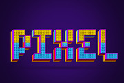 Voxel - Classic Arcade Gaming Font, a Blackletter Font by OWPictures (Thumbnail 5 of 10)