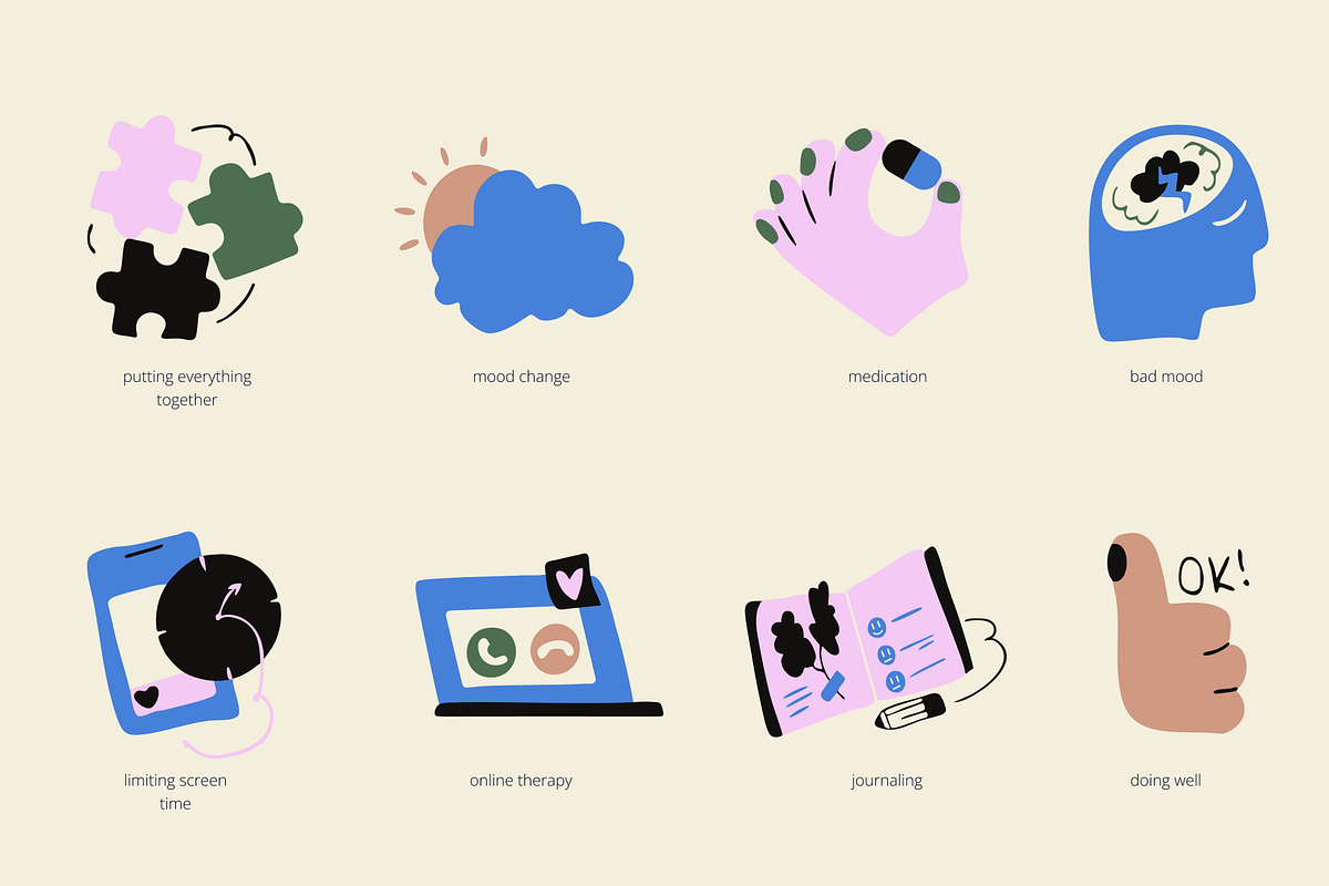 Therapy Website Illustrations, a Healthcare Illustration by Somewhat Brilliant (Photo 5 of 6)