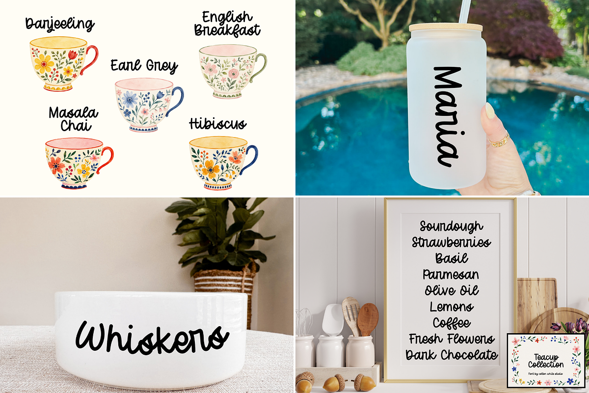 Cute & Cursive Font Bundle 3, a Script Font by Sofia Skoog (Photo 3 of 10)