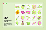 Colorful 3D Game Icon Set, a Technology Illustration by twinstd (Thumbnail 6 of 6)