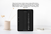 100 Moth Procreate Stamps, a Brush Add-On by Painter Creative Books (Thumbnail 3 of 9)
