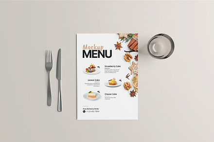 Menu Mockup