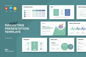 Marketing Strategy Presentation, a Presentation Template by CreativeSlides