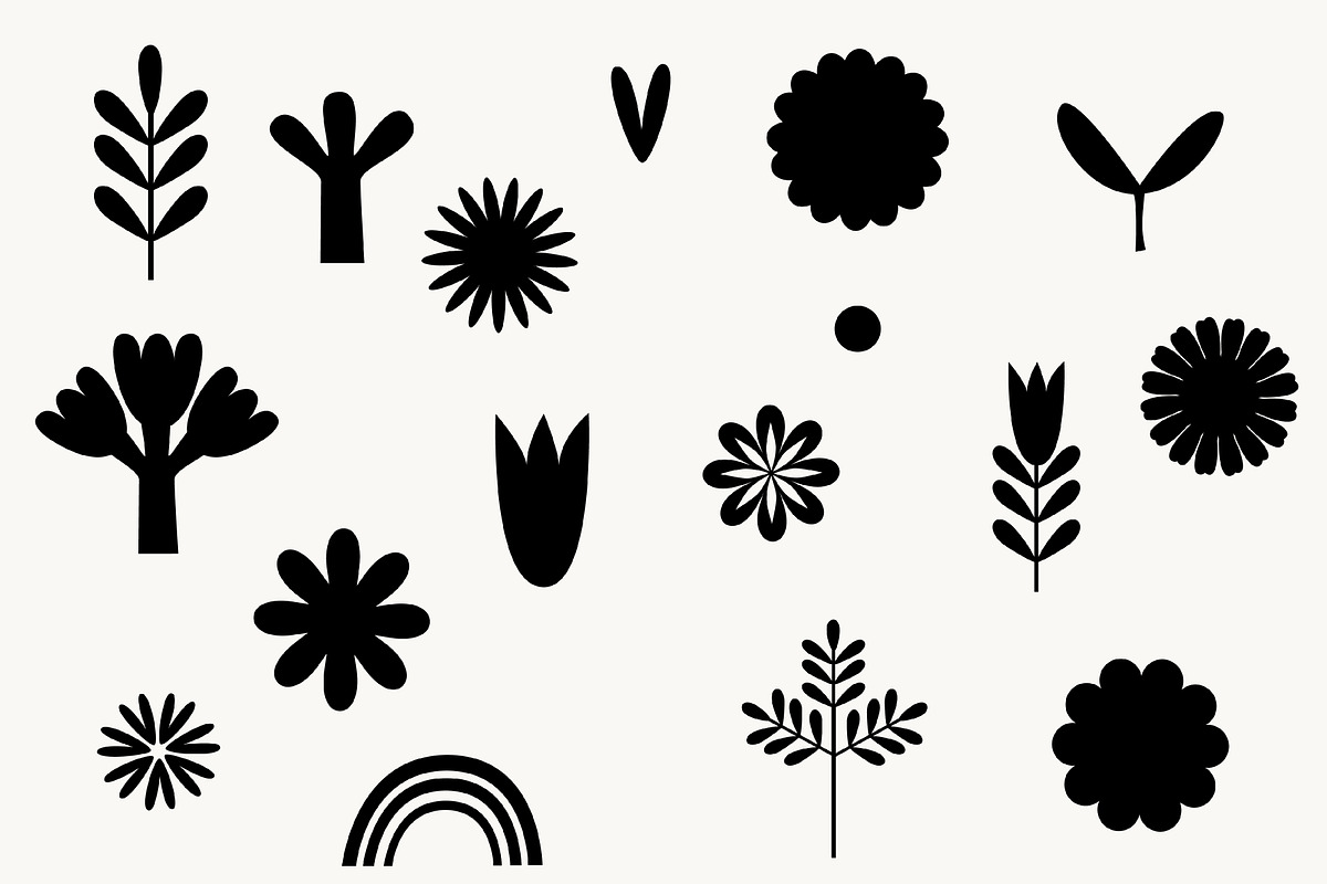 Retro Flower Power Illustration Pack, an Illustration by Jill Adams (Photo 9 of 9)