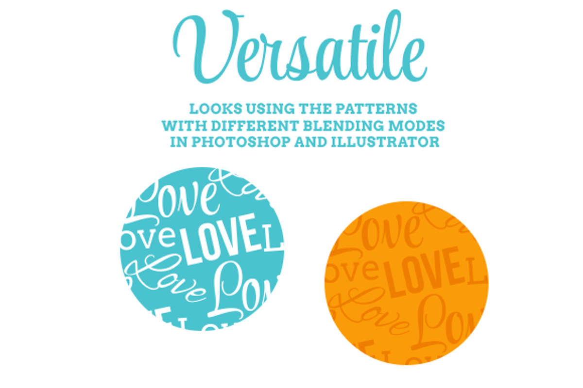 Love & Hearts 10 Seamless Patterns preview 3