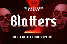 Blatters – Halloween Gothic Font