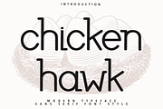 Chicken hawk, a Sans Serif Font by FreshTypeINK (Thumbnail 1 of 8)