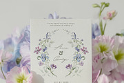 Mauve - Iris Floral Flower Design, a Decorative Illustration by Veris Studio (Thumbnail 8 of 17)
