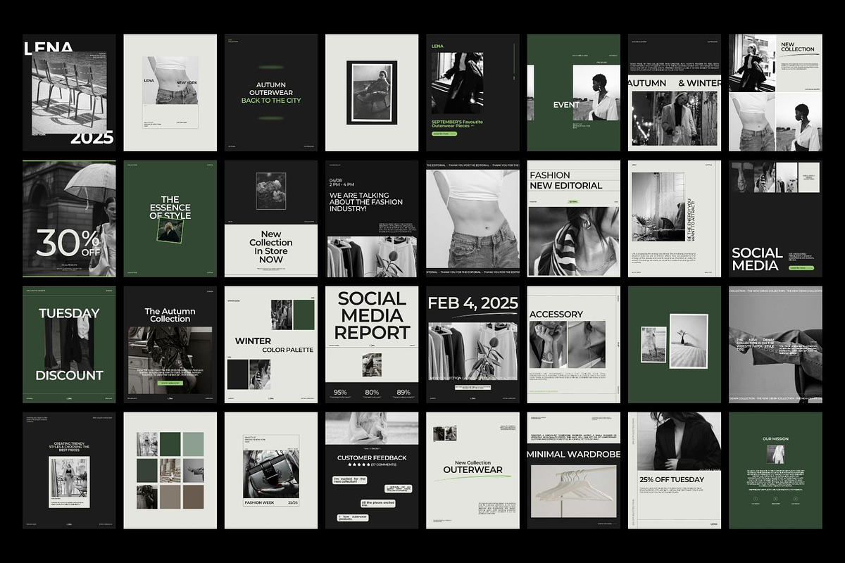 LENA | Canva Templates, a Social Media Template by Mia Branding Studio (Photo 6 of 7)