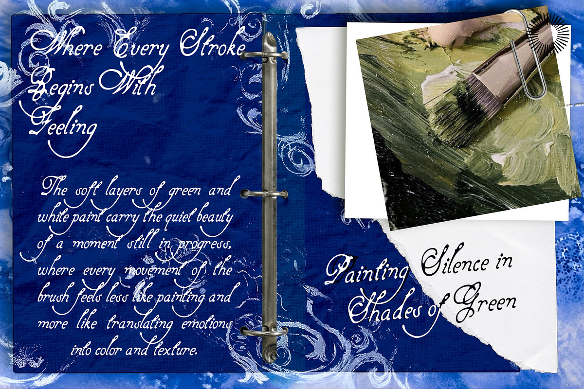 Lost in Harmony - Expressive Script, a Handwritten Font by Setara Langit CreativeStd (Photo 4 of 12)