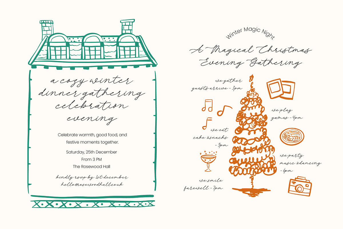 Serafiona Maleri Elegant Handwritten, a Script Font by Letterena Studios Script (Photo 14 of 15)