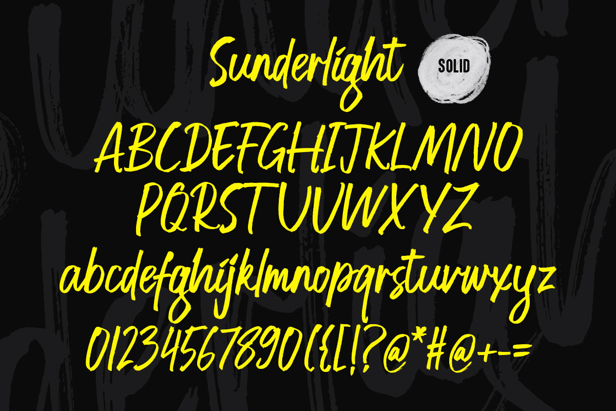 Sunderlight, a Handwritten Font by Lucky Type (Photo 12 of 13)