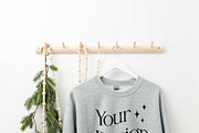 Sport Grey Gildan 18000 Mockup x3, a Shirt Mockup by Uncommon Mockups (Thumbnail 6 of 7)