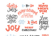 MERRY & BRIGHT - Christmas Set, a Seasonal Illustration by PicByKate (Thumbnail 2 of 11)