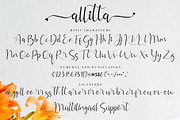 Allitta, a Script Font by AEN Creative Studio (Thumbnail 9 of 11)