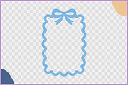 Squiggly Outline Coquette Frame Set, a Decorative Illustration by Gfx Expert Team (Thumbnail 7 of 10)