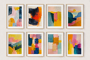 Watercolor block illustration, a Decorative Illustration by DamonYang's shop (Thumbnail 3 of 8)