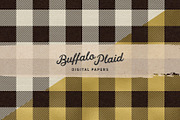 Vintage Buffalo Plaid Digital Papers, a Pattern Graphic by Indie Grace Design (Thumbnail 3 of 5)