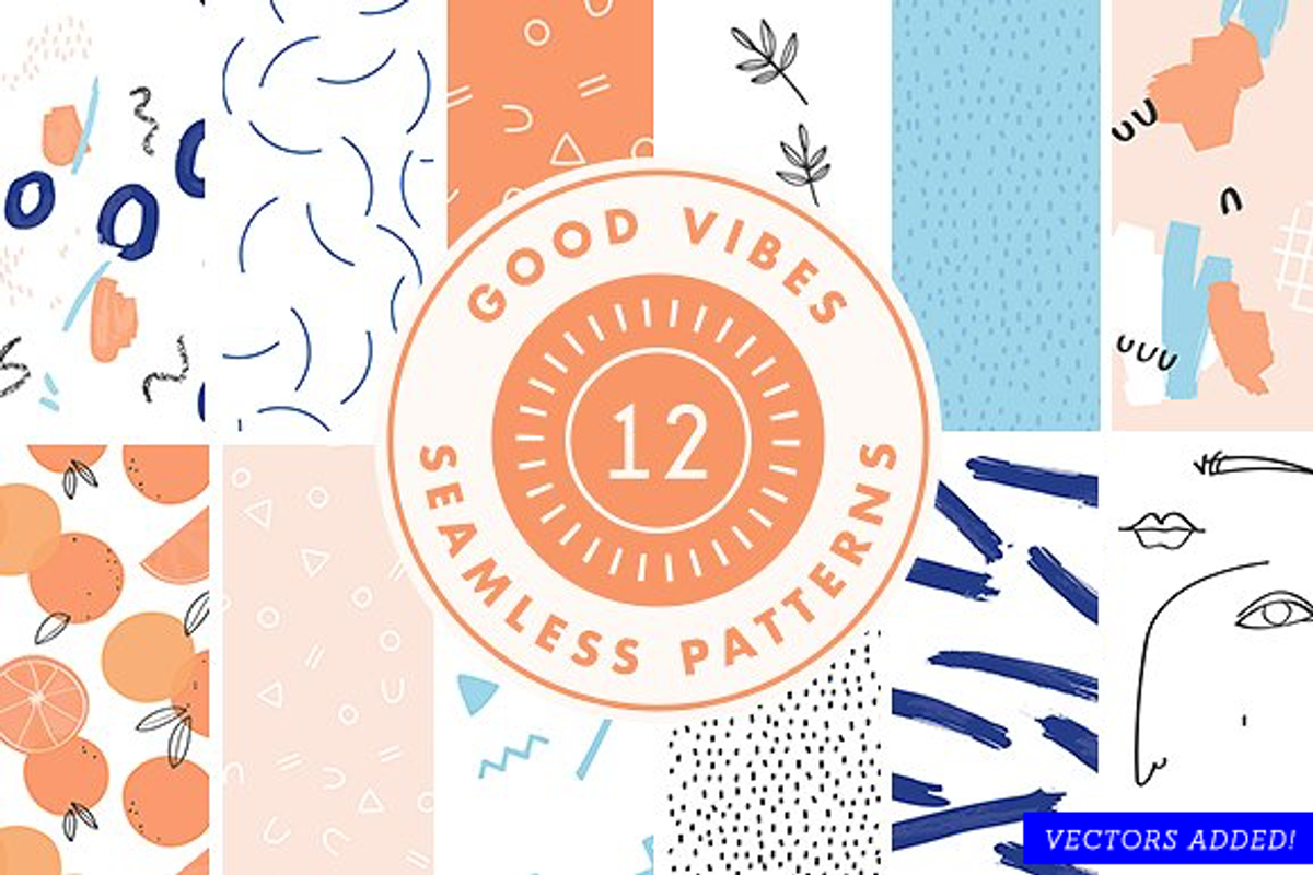 Good Vibes - Patterns, a Pattern Graphic by Shh! Maker Design (Photo 1 of 6)