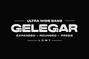 Gelegar, a Sans Serif Font by Locomotype (Thumbnail 1 of 12)