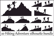 Adventure Trekking Vector Pack, an Illustration by musafir_fashion (Thumbnail 1 of 21)
