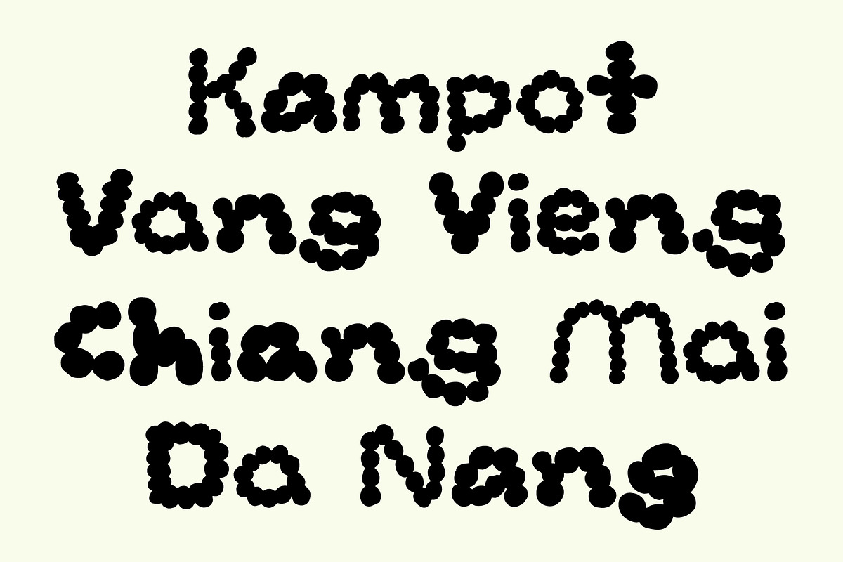 Dottie - A hand-lettered font, a Font by Studio Funshop by Kelli (Photo 5 of 11)