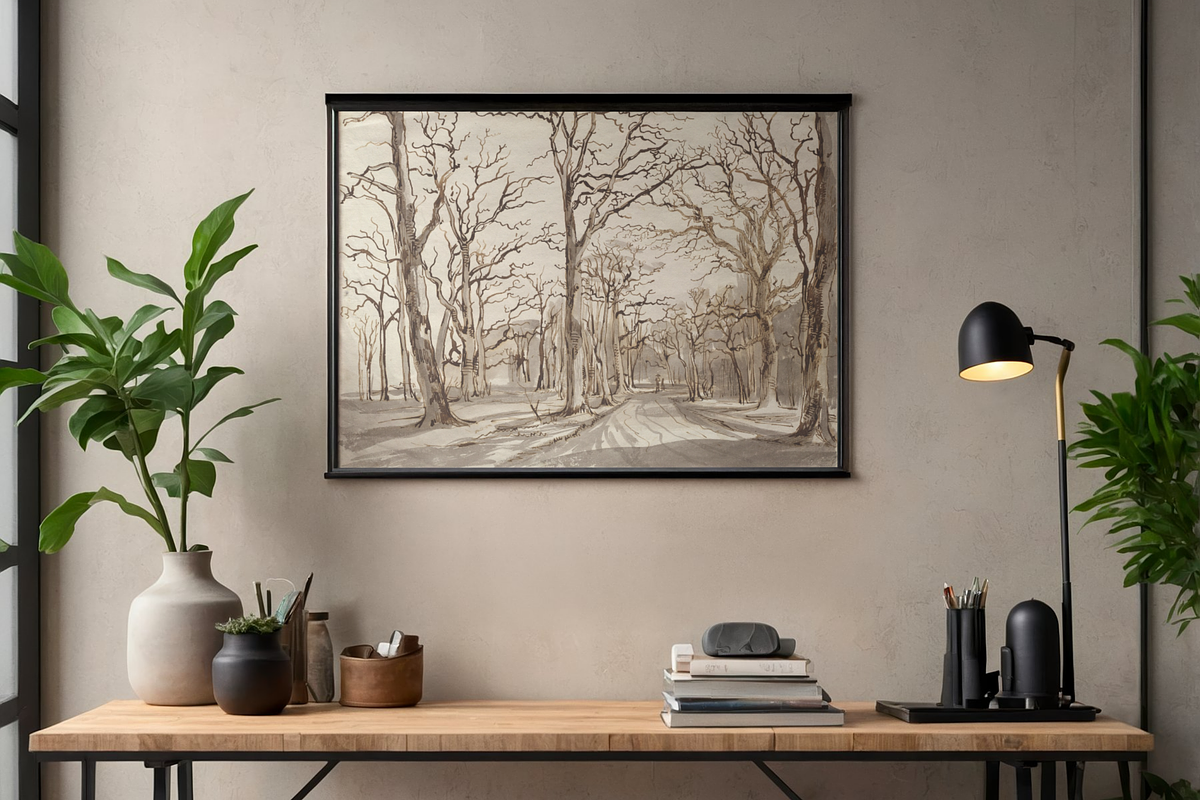 Hand drawn Tree Sketch Wall Art, a Decorative Illustration by Pink_bloom (Photo 8 of 8)
