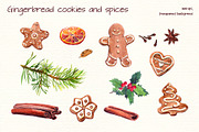 Christmas sweets watercolor set, a Decorative Illustration by Where summer is (Thumbnail 2 of 7)