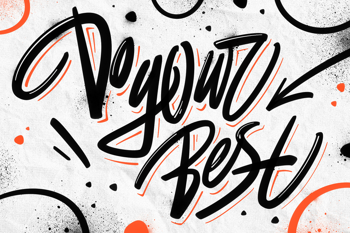 Brush pack for Procreate lettering, a Brush Add-On by Oster Oleg (Photo 6 of 8)
