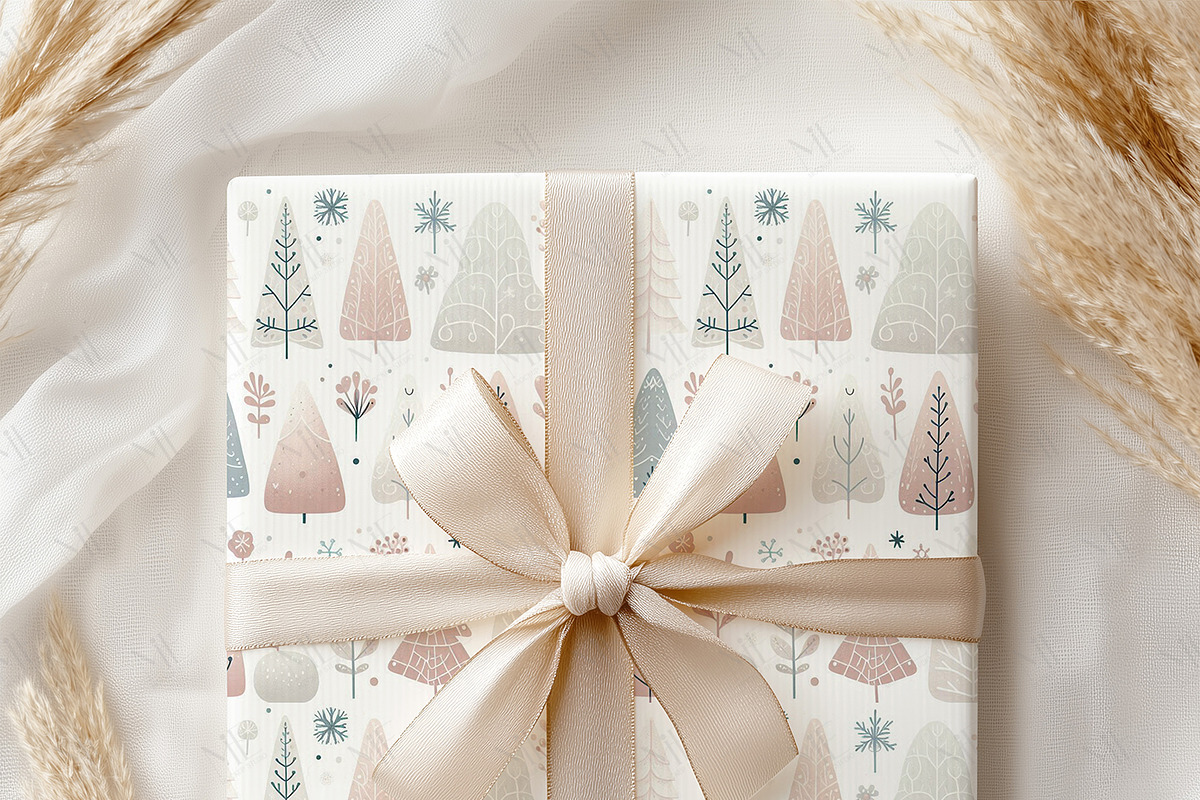 Gift Wrapping Paper Mockup PSD, a Mockup by Mie Mockup Studio (Photo 6 of 9)