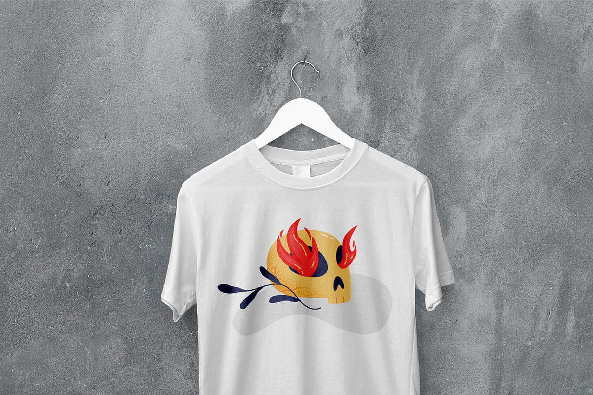 Smoking Hot | Fiery vector set, an Illustration by katieromanoff_art (Photo 6 of 15)