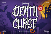 Death Curse, a Font by agnyhasyastudio (Thumbnail 1 of 11)