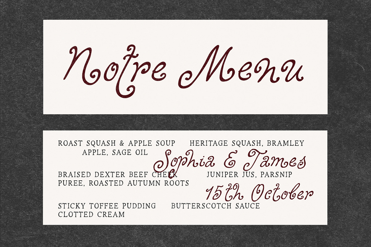 Handwritten Vintage Curly Font Duo, a Handwritten Font by Ayya Studio (Photo 5 of 16)