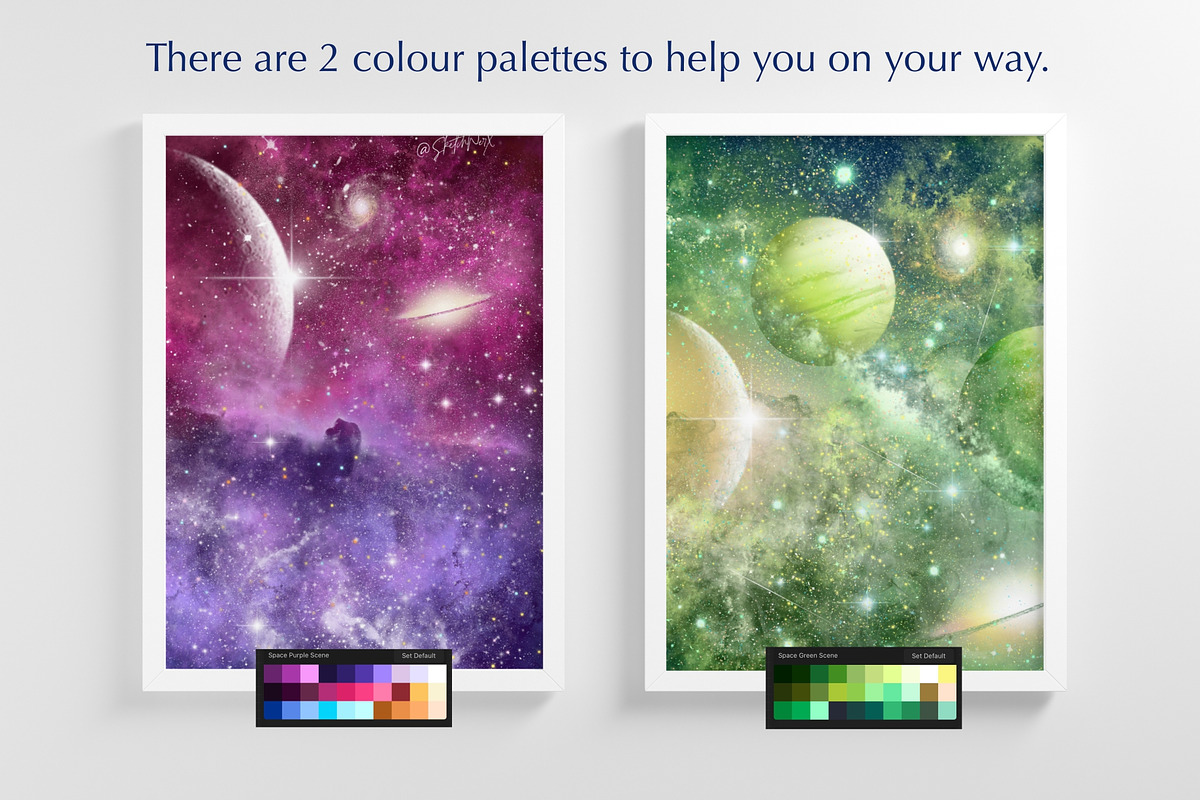 Above & Beyond - Sky & Galaxy, a Brush Add-On by SketchWerx (Photo 11 of 14)