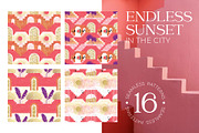 Mystical city. Tropical patterns, a Pattern Graphic by Julie&Taily (Thumbnail 2 of 12)