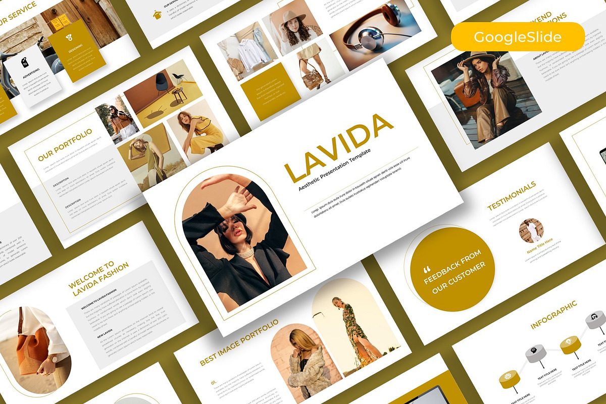 Lavida – Aesthetic Google Slide, a Presentation Template by kreatifreya (Photo 1 of 5)
