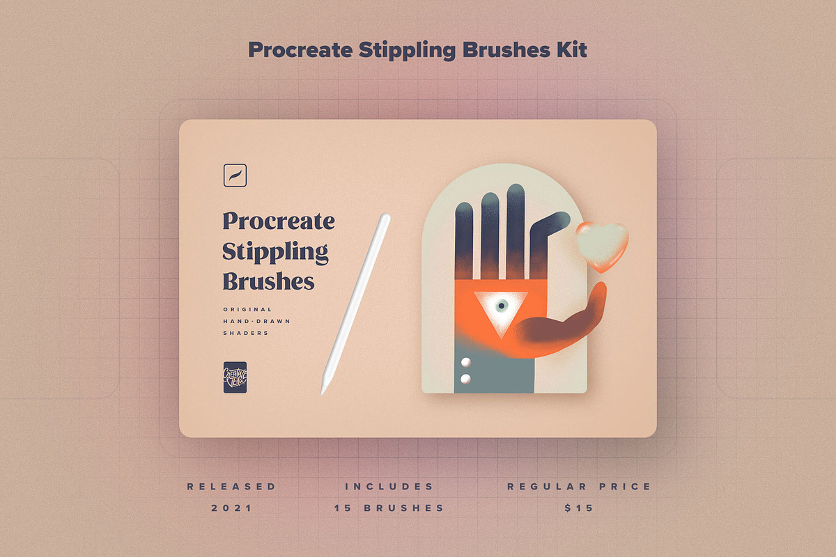 The Compete Procreate Brushes Bundle, a Brush Add-On by Creative Veila