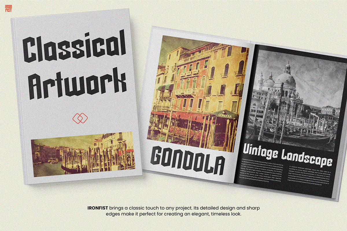 Ironfist, a Font by Pinisi ART (Photo 9 of 10)