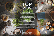 Coffee Scene Creator - Top View, a Background Graphic by TVartworks (Thumbnail 2 of 17)