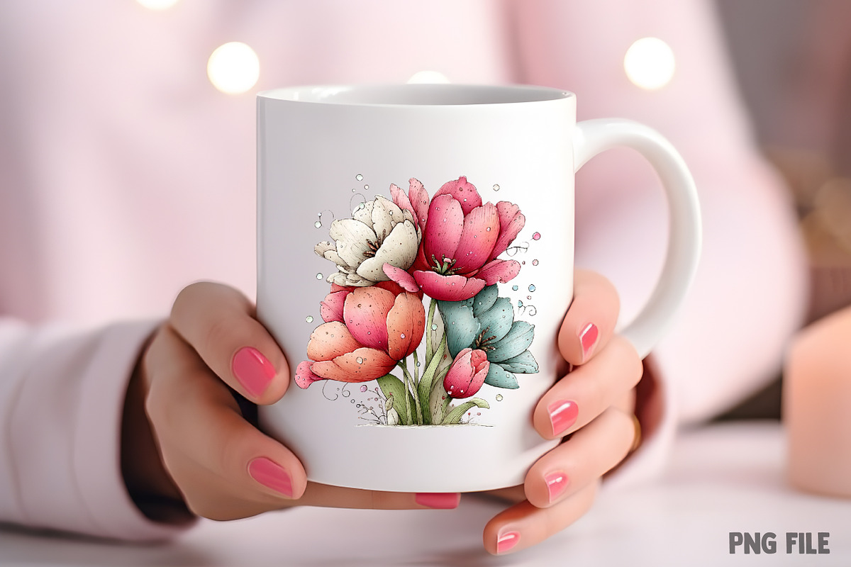Whmisy Hello Spring Clipart Png, an Illustration by Craft Nest (Photo 7 of 11)