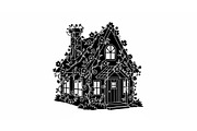Cute House Silhouette Bundle, an Illustration by Designs_River (Thumbnail 11 of 31)