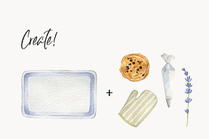 Watercolor Baking BUNDLE