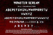 Monster Scream - Gothic Display Font, a Handwritten Font by Arendxstudio (Thumbnail 9 of 9)