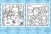 LaLa Friends Coloring Pages, a Decorative Illustration by Coco Bloom (Thumbnail 3 of 6)