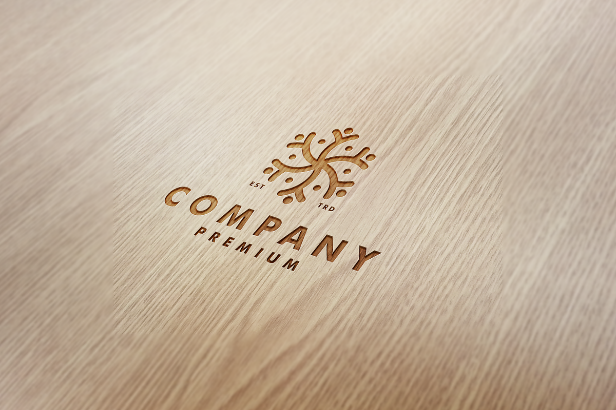 six people modern work team logo, a Branding & Logo Template by mouze_art (Photo 3 of 4)