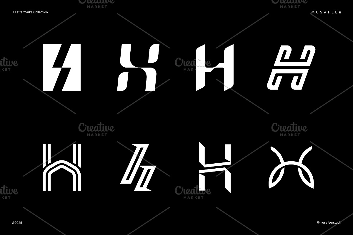 H Lettermarks Collection preview 3