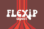FLEXIP GROOVY FONT, a Serif Font by Andika Fez (Thumbnail 1 of 7)