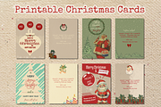 8 retro Christmas Cards Bundle, a Card Template by Prodesign (Thumbnail 3 of 8)