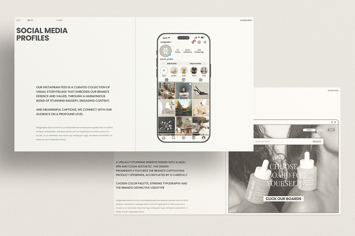 Brand Guidelines Presentation Design, a Presentation Template by Studio Monova (Photo 16 of 22)