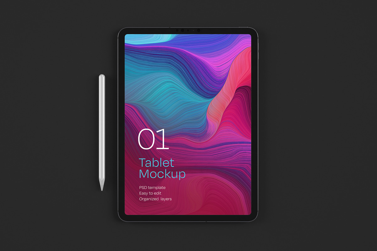 iPad Pro Mockup Set | Tablet Screen, an iPad Mockup by Deeplab (Photo 12 of 19)